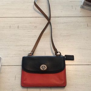 Mini Coach wristlet style pocketbook